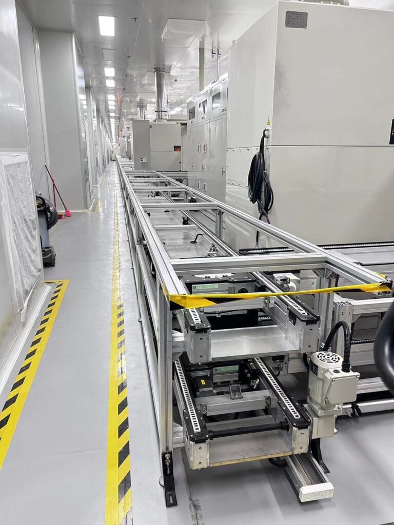Plastic accumulated chain conveyor 1 2