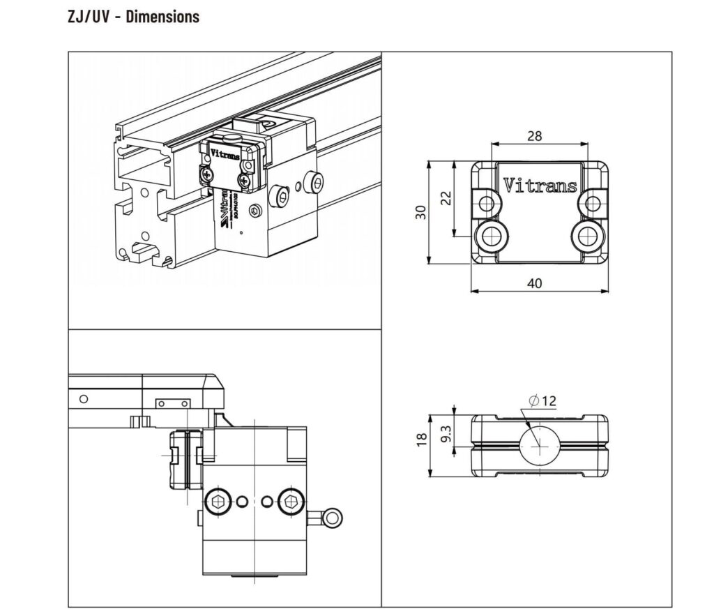 ZJ/UV 근접 센서 브래킷