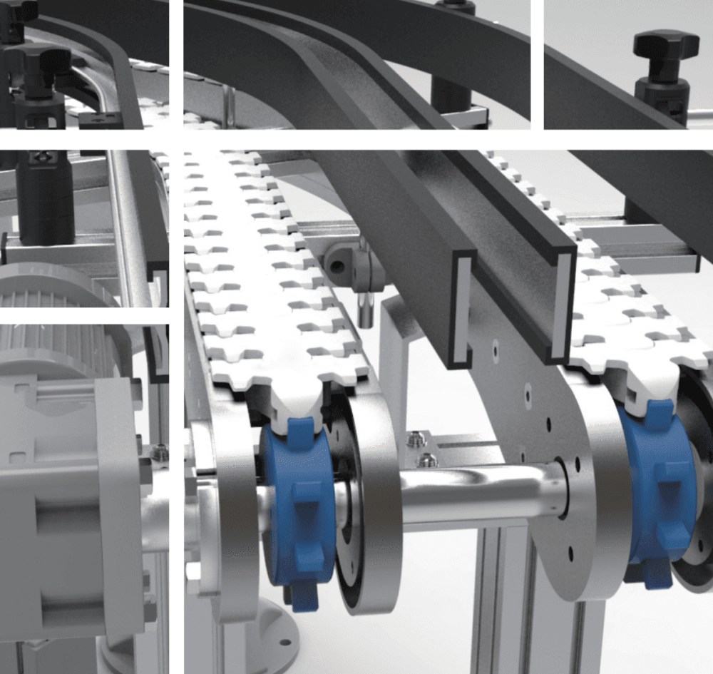 flexible chain conveyor 4